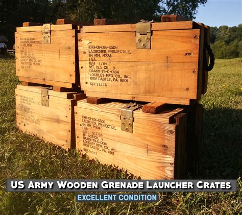 military surplus wooden rifle crates